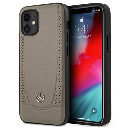 Kryt Mercedes Urban Line pro iPhone 12 mini - hnědý