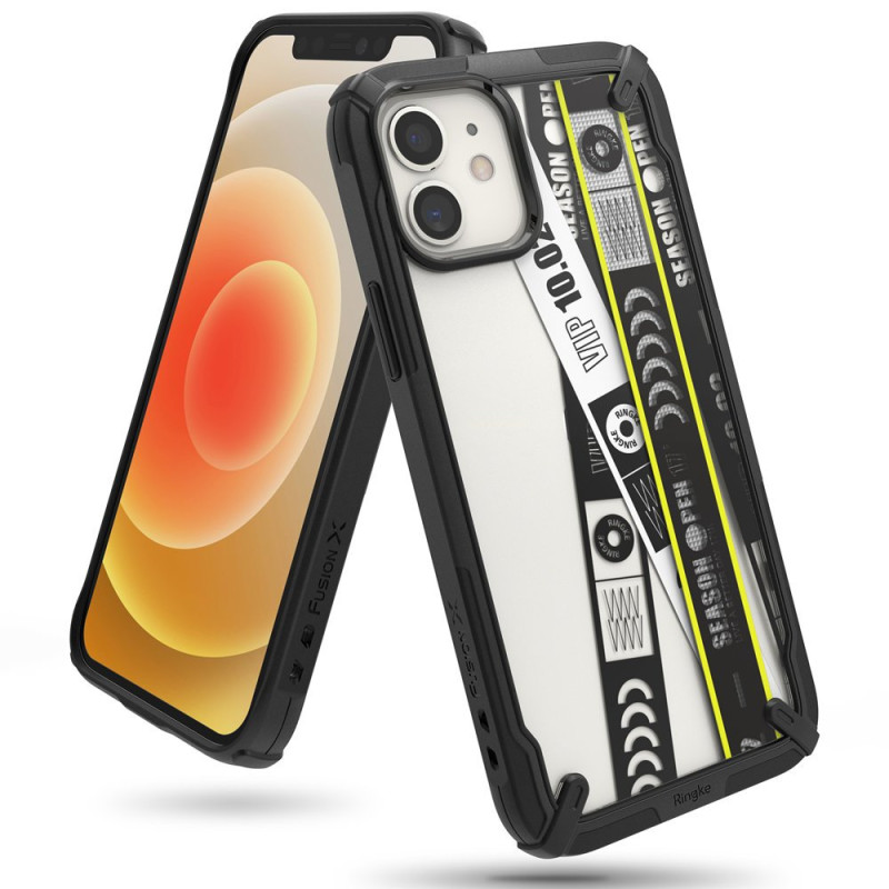 Kryt Ringke FUSION X Design pro iPhone 12 mini - black