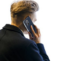 DUX DUCIS SkinPro kryt typu kniha pro iPhone 14 Pro, tmavě modrý