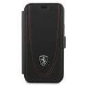 Pouzdro Ferrari FEOGOFLBKP12SBK pro iPhone 12 mini - černá