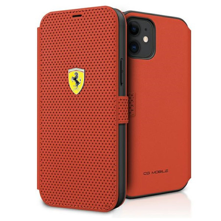 Pouzdro Ferrari FESPEFLBKP12SRE pro iPhone 12 mini