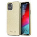 Kryt Guess Iridescent pro iPhone 12 Pro Max - zlatá