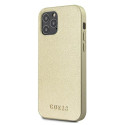 Kryt Guess Iridescent pro iPhone 12 Pro Max - zlatá