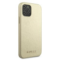 Kryt Guess Iridescent pro iPhone 12 Pro Max - zlatá