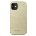 Kryt Guess IRIDESCENT pro iPhone 12 mini – zlatá