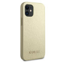 Kryt Guess IRIDESCENT pro iPhone 12 mini – zlatá