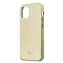 Kryt Guess IRIDESCENT pro iPhone 12 mini – zlatá