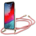 Kryt Guess SCRIPT VINTAGE iPhone 12 Pro Max - růžová