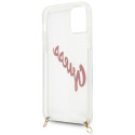 Kryt Guess SCRIPT VINTAGE iPhone 12 Pro Max - růžová