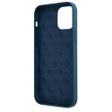 Kryt Guess Silicone Vintage pro iPhone 12 Pro Max - modrá