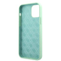 Kryt Guess Metal Logo Script Case iPhone 12 Pro Max zelená