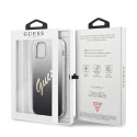 Kryt Guess Glitter Gradient pro iPhone 12 Pro Max - black/black
