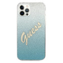 Kryt Guess GUHCP12LPCUGLSBL pro iPhone 12 Pro Max - modrý