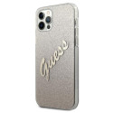 Kryt Guess GUHCP12LPCUGLSGO pro iPhone 12 Pro Max zlato/zlatý
