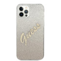 Kryt Guess GUHCP12LPCUGLSGO pro iPhone 12 Pro Max zlato/zlatý