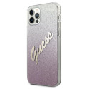 Kryt Guess GUHCP12LPCUGLSPI pro iPhone 12 Pro Max - růžová