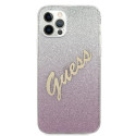 Kryt Guess GUHCP12LPCUGLSPI pro iPhone 12 Pro Max - růžová
