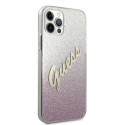 Kryt Guess GUHCP12LPCUGLSPI pro iPhone 12 Pro Max - růžová