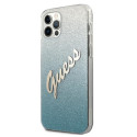 Kryt Guess GUHCP12MPCUGLSBL iPhone 12/12 Pro modrá