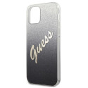 Kryt Guess Glitter Gradient iPhone 12 mini - černý