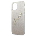 Kryt Guess Glitter Gradient iPhone 12 mini – zlatý