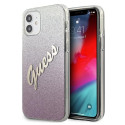 Kryt Guess GUHCP12SPCUGLSPI pro iPhone 12 mini - pink