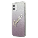 Kryt Guess GUHCP12SPCUGLSPI pro iPhone 12 mini - pink