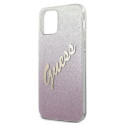 Kryt Guess GUHCP12SPCUGLSPI pro iPhone 12 mini - pink