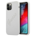 Kryt Guess GUHCP12LLSVSCR iPhone 12 Pro Max krémový
