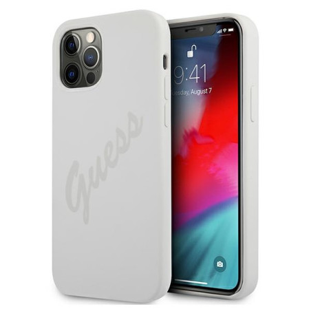Kryt Guess GUHCP12LLSVSCR iPhone 12 Pro Max krémový
