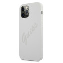 Kryt Guess GUHCP12LLSVSCR iPhone 12 Pro Max krémový