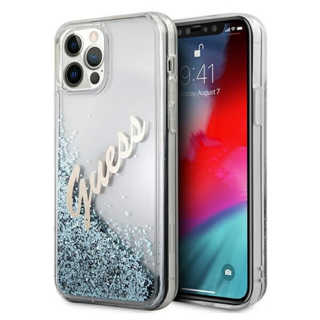Kryt Guess GUHCP12LGLVSBL iPhone 12 Pro Max modrá