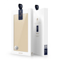 DUX DUCIS SkinPro kryt typu kniha pro iPhone 14 Pro, zlatý