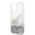 Kryt Guess GUHCP12LGLVSSI iPhone 12 Pro Max stříbrná