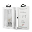 Kryt Guess GUHCP12LGLVSSI iPhone 12 Pro Max stříbrná