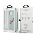 Kryt Guess Silicone Vintage iPhone 12 Pro Max fuchsia/blue