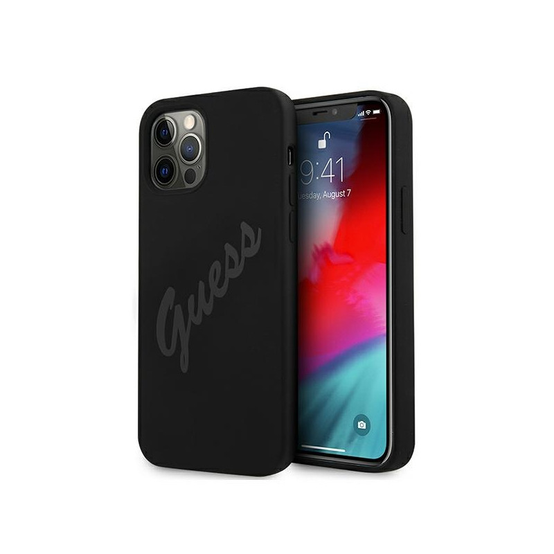 Kryt Guess GUHCP12LLSVSBK pro iPhone 12 Pro Max - black/black