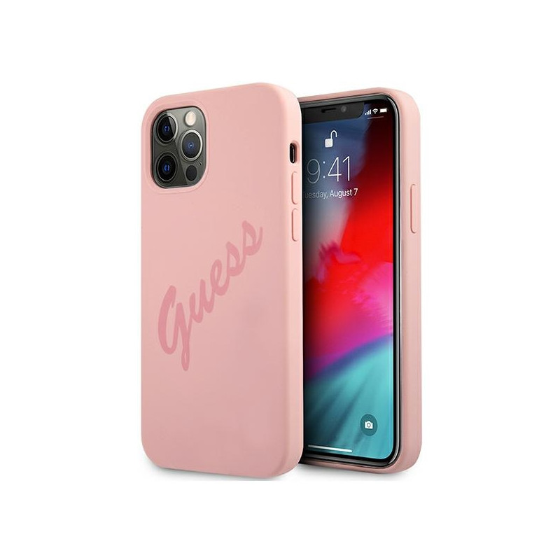 Kryt Guess GUHCP12LLSVSPI pro iPhone 12 Pro Max - růžová