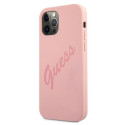 Kryt Guess GUHCP12LLSVSPI pro iPhone 12 Pro Max - růžová