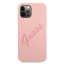 Kryt Guess GUHCP12LLSVSPI pro iPhone 12 Pro Max - růžová