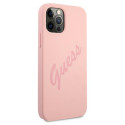 Kryt Guess GUHCP12LLSVSPI pro iPhone 12 Pro Max - růžová