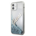 Kryt Guess GUHCP12SGLVSBL pro iPhone 12 mini - modrý