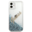 Kryt Guess GUHCP12SGLVSBL pro iPhone 12 mini - modrý