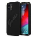 Kryt Guess GUHCP12SLSVSBK pro iPhone 12 mini – černá