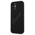 Kryt Guess GUHCP12SLSVSBK pro iPhone 12 mini – černá