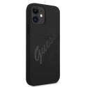 Kryt Guess GUHCP12SLSVSBK pro iPhone 12 mini – černá