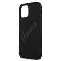 Kryt Guess GUHCP12SLSVSBK pro iPhone 12 mini – černá