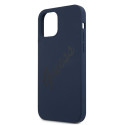 Kryt Guess GUHCP12SLSVSBL pro iPhone 12 mini – modrá