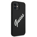Kryt Guess Silicone Vintage pro iPhone 12 mini