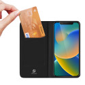 DUX DUCIS SkinPro kryt typu kniha pro iPhone 14, černý
